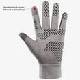 thumbnail image 2 of Clearance Gloves under $5,Sports Flip Two Finger Men'S Autumn And Winter Cycling Bike Plus Velvet Warm Windproof Non Slip And Water, 2 of 7