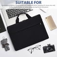 thumbnail image 3 of ZOUYUE 15.6 inch Laptop Shoulder Bag Laptop Sleeve Case, Multi-functional Notebook Sleeve Carrying Case with Strap Fit for MacBook Air Pro Lenovo Acer Asus Dell Lenovo HP Samsung, 3 of 9