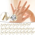 thumbnail image 1 of PVCS Exquisite Fashion 26 English Alphabet Style Ring Letter Fashion Copper Ring, 1 of 2