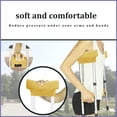 thumbnail image 3 of CAVENDY Velvet Underarm Crutch Pads & Hand Grip Covers, 4-Piece Set, Non-Slip, Washable, Universal Fit, 3 of 7