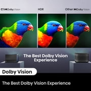 Hisense C1 Trichroma Laser 4K UHD Mini Projector with Dolby Vision, Dolby Atmos, 1,600 Lumen Brightness