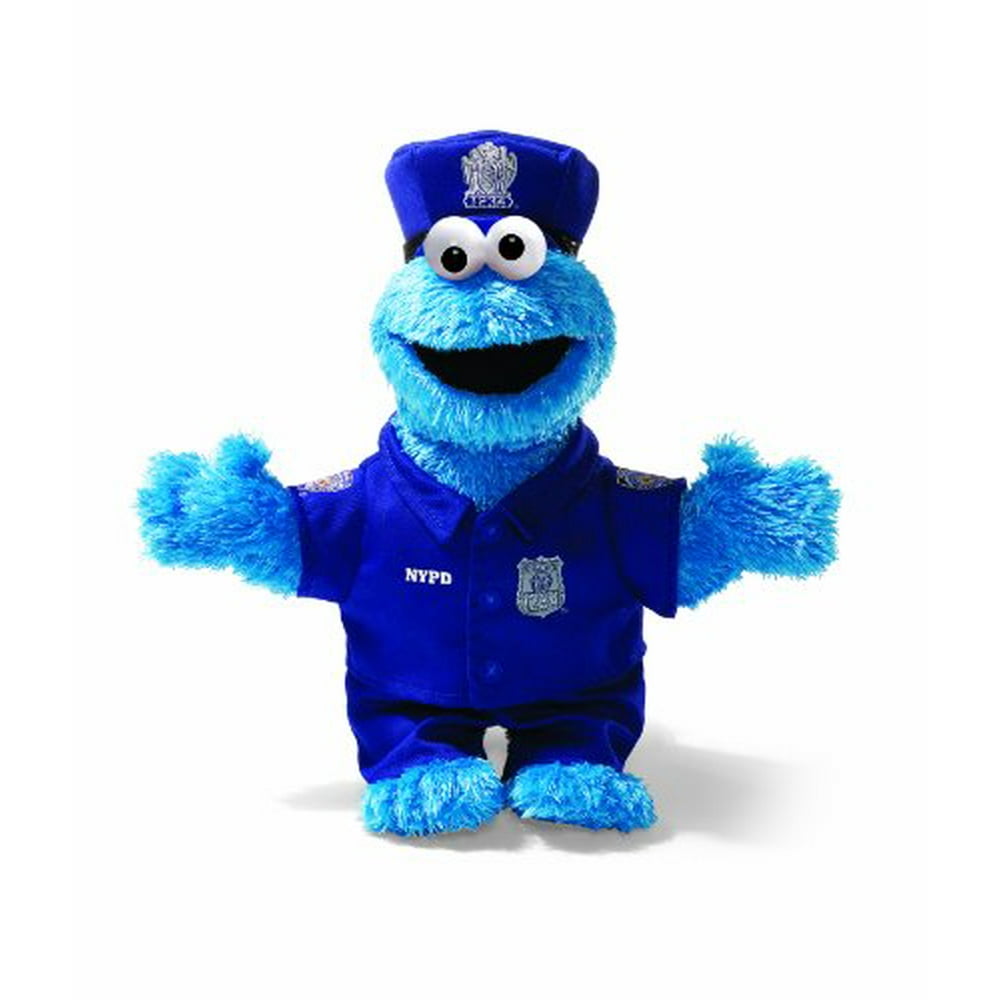 Police Officer Cookie Monster Plush Toy