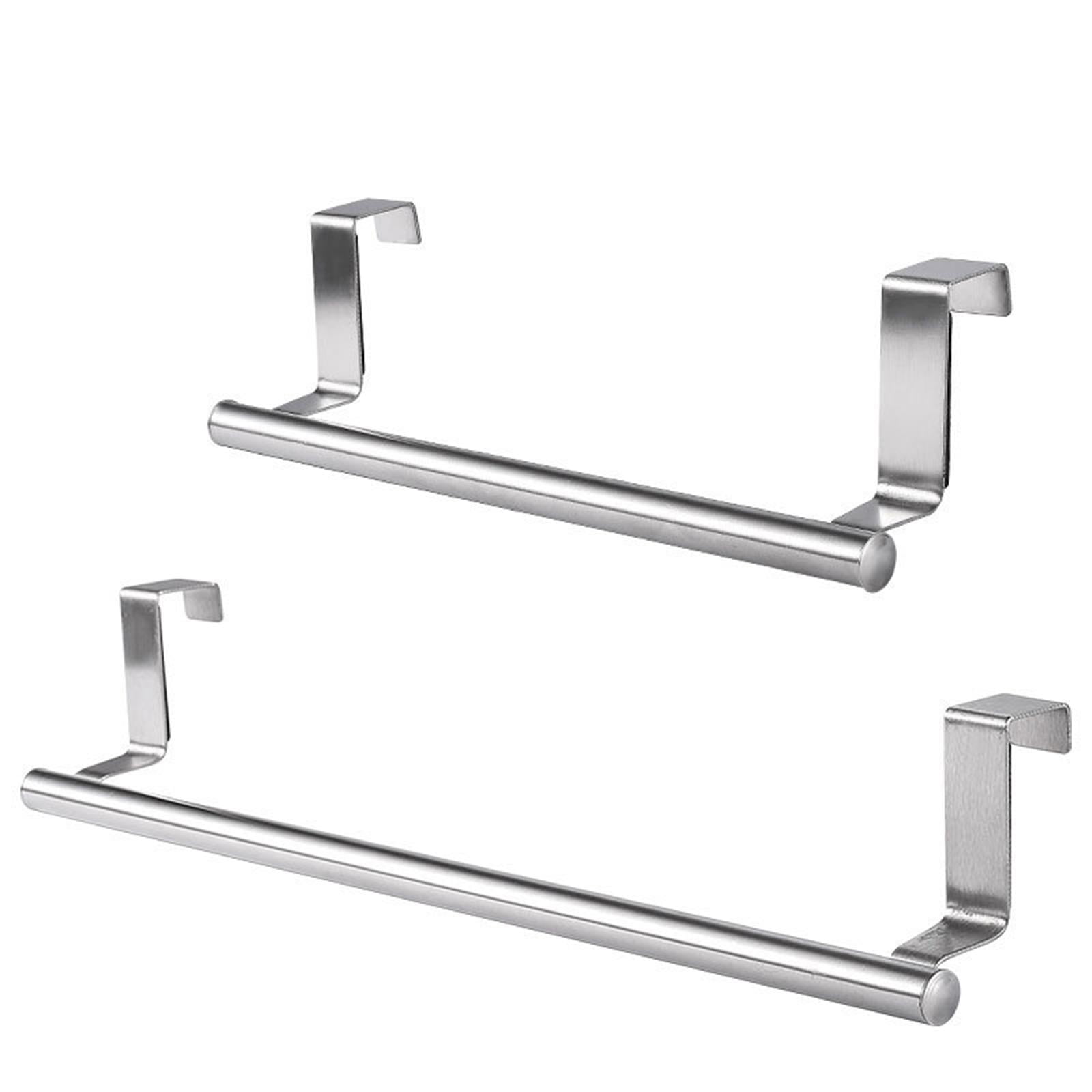 set of 2 Over Door Towel Rack ing er Universal Over Cupboard Doors ...