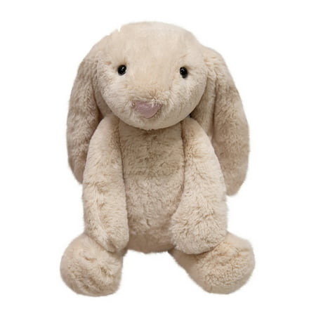 ValHome Easter Bunny Plush Toys – 7 Cozy Cuddle Friend Bunny Stuffed Animals Huggable Pillow Cuddle Companion – Spring Decorations Easter Basket Stuffer Birthday Gifts for Kids (Beige)