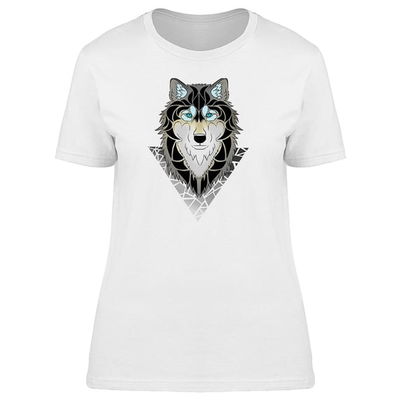 Wolf Going Out Of A Triangle T-Shirt Men -Image by Shutterstock, Male 3X-Large