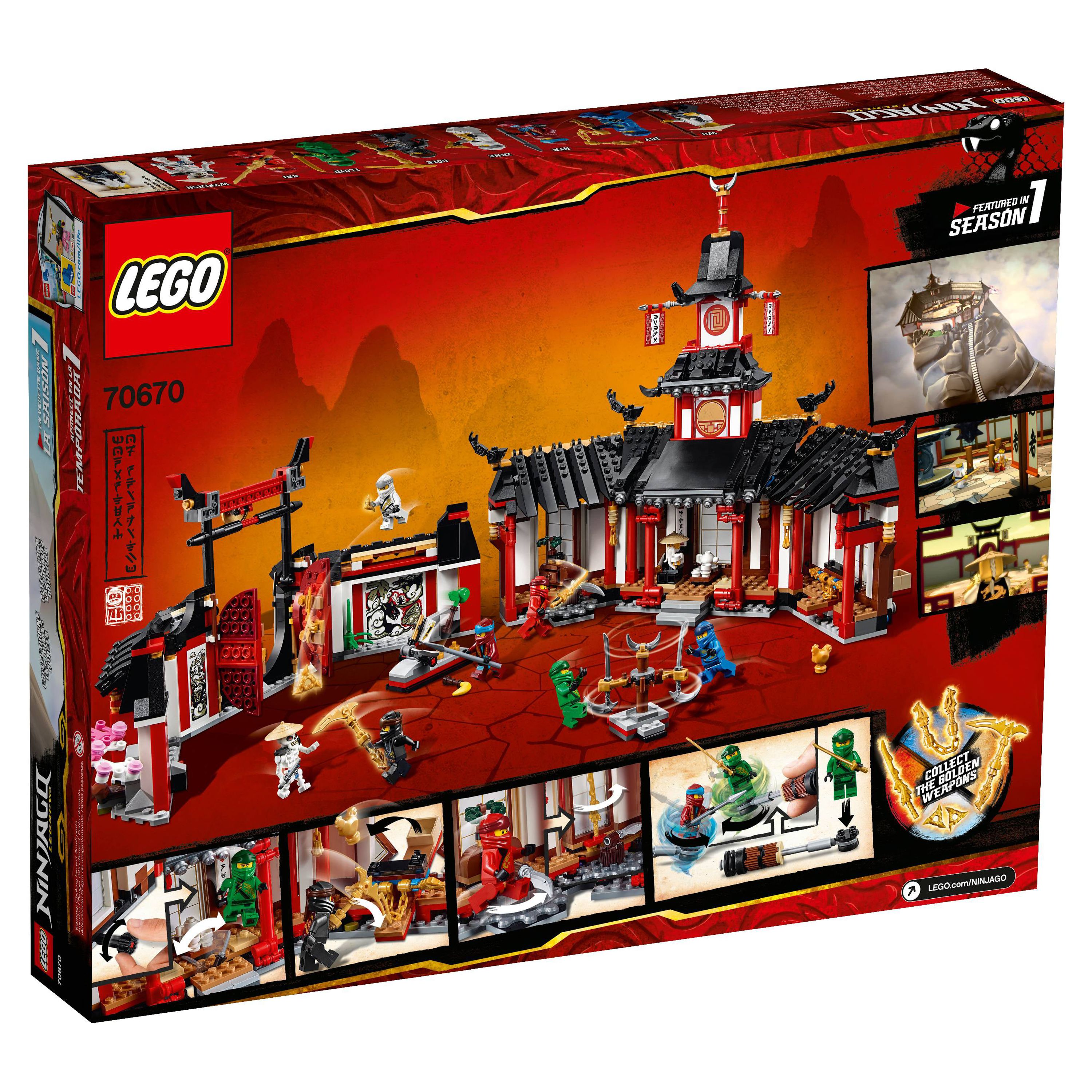 Buy LEGO Ninjago Monastery Of Spinjitzu 70670 At Ubuy Philippines