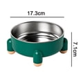 thumbnail image 2 of Cuenco para gatos de cuatro patas antivuelco, cuenco para mascotas de acero inoxidable para perros, 2 of 5