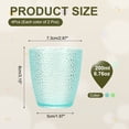 thumbnail image 2 of Uxcell Vasos de Plástico Transparentes Reutilizables, Juego de Vasos de Hobnail de 6.8oz, Taza de Agua de Plástico Irrompible Apilable para Cerveza, Cóctel, Agua, Jugo, Whisky (Azul/Verde, 4 Piezas), 2 of 7
