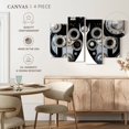 thumbnail image 5 of Elephant Stock Optical Phoropter Wall Art - Horizontal Multi Panel Canvas - Living Room Wall Decor - Profession Multi Panel - Black And Silver Decor - 36" x 22", 5 of 8