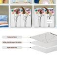 thumbnail image 4 of Yayeee Foldable Storage Basket for Shelves with Handles Waterproof Cloth Bins, Colorful Flower, 4 of 7