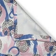 thumbnail image 3 of Ambesonne 90's Kitchen Curtains, Dots and Paint Strokes Art, 55"x36", Soft Pink Violet Blue, 3 of 3