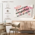 thumbnail image 5 of Elephant Stock It's On My List Wall Art - Horizontal Canvas Wall Art - Living Room Wall Decor - Inspirational And Typography Canvas - Beige And Pink Decor By Sue Schlabach - 12" x 8", 5 of 8