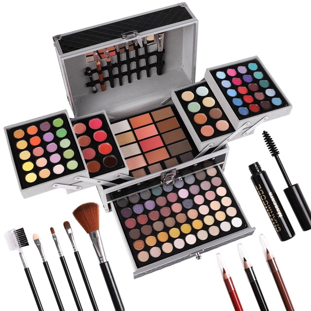 Set de regalo de maquillaje CHARMCODE todo en uno con sombra de ojos y lápiz labial