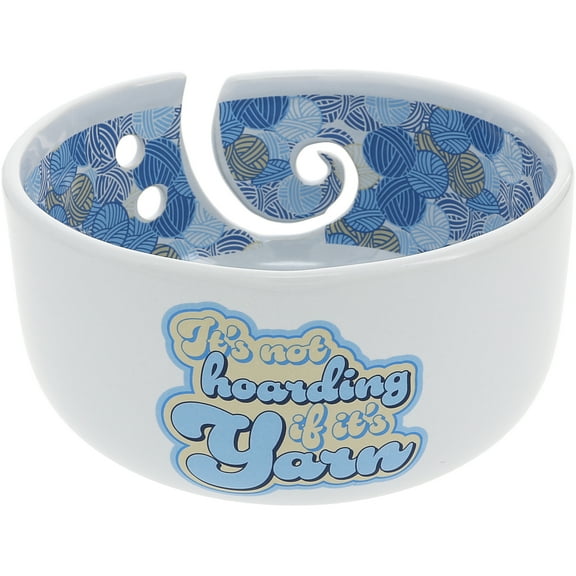 Pavilion Gift Company - Hoarding - 3.5" Ceramic Yarn Bowl