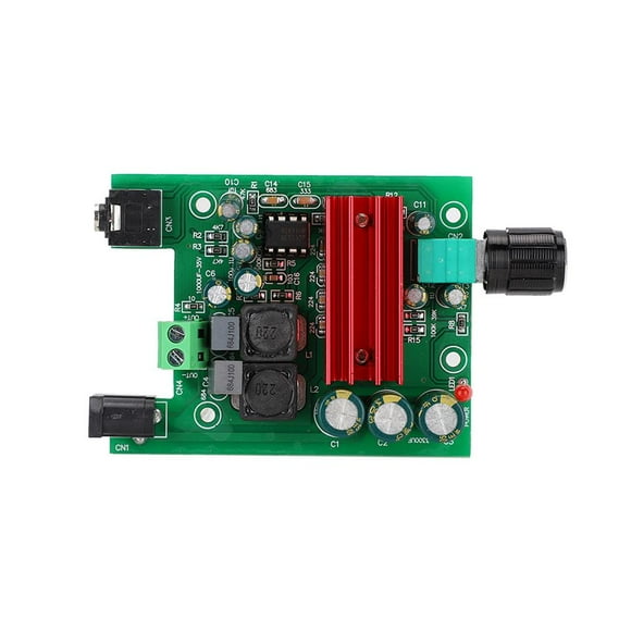 Sidaley TPA3116D2 DC8-25V 100W Placa de amplificador de potencia digital de un solo canal Placa de amplificador estéreo Placa de amplificador monocanal Cables de audio/vídeo