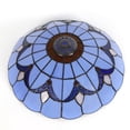 thumbnail image 6 of 12"Tiffany Style Stained Glass Flush Mount Vintage Ceiling Light Lamp Fixture, 6 of 10