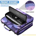thumbnail image 6 of Zipper Binder with Shoulder Strap 2 inch 3 Ring Waterproof File Folder Organizer Bag 500 Sheet Jellyfish in Space, 6 of 8
