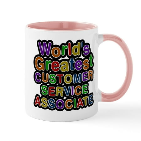 

CafePress - Worlds Greatest CUSTOMER SERVICE ASSOCIATE Mugs - 11 oz Ceramic Mug - Novelty Coffee Tea Cup