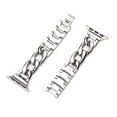 38/40mm Silver Cool Women Chain Metal Smartwatch Bands Compatible for