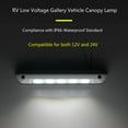 thumbnail image 4 of Langgg RV LED Porch Light Waterproof Awning Lights Multifunctional Wide Application Lamps Camper Illumination Equipment Black, 4 of 6