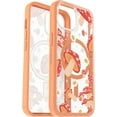 thumbnail image 6 of OtterBox iPhone 15, iPhone 14, and iPhone 13 Symmetry Series Clear Case - FUNGI (Orange), snaps to MagSafe, ultra-sleek, raised edges protect camera & screen, 6 of 11