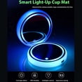 thumbnail image 4 of Wisewang Light Up Ride With Intelligent Sensor Vehicle Cup Holder Coaster Car Coaster With Light type+3, 4 of 6