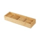 thumbnail image 5 of Caja de madera para cubiertos, caja de almacenamiento para cubiertos, organizador versátil para cucharas y utensilios, organizador de cajones de soltero, 5 of 9