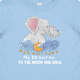 thumbnail image 4 of Inktastic My Titi Loves Me to the Moon and Back Elephant Family Boys or Girls Baby T-Shirt, 4 of 5