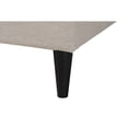 thumbnail image 5 of Baxton Studio Casol Lit Plateforme Taille Complète en Tissu Beige Transitionnel Style Mid-Century Modern, 5 of 5