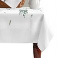 thumbnail image 4 of Teal Eucalyptus Coastal Table Cloth Waterproof Tablecloths, Beach Starfish Shells Tablecloth Dining Table Cover for Kitchen Party Tabletop Outdoor, Rectangle Tablecloth 52x70 Inch, 4 of 9