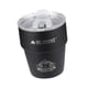 thumbnail image 3 of Taza de camping con tapa de acero inoxidable de doble pared para café, té y leche. Negro, 3 of 9