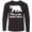 AB-Black, variant on Inktastic Missoula, Montana White Bear Silhouette Long Sleeve Youth T-Shirt