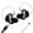 Black, variant on Metal Build Gaming Earbuds Bass Ergonomic Design For Competitive Gamers