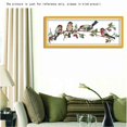 thumbnail image 5 of DIY Handmade Needlework Cross Stitch Set Embroidery Kit Precise Printed Bullfinches Pattern Cross-Stitching 68 * 26cm Home Decoration, 5 of 5
