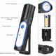 thumbnail image 2 of Luz de trabajo resistente al agua, luz SOS, luces magnéticas multifuncionales con giro de 360° para inspección debajo del capó, azul, ideal para acampar, reparación de automóviles y emergencias, 2 of 5