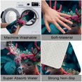 thumbnail image 3 of 1pc Deer with Berries and Leaves Absorbent Non-Slip Bathroom Thickened Flannel Rug Decor,Soft,Quick Drying,Suitable For Indoor/outdoor Use,Bathrooms,Bedrooms,Kitchens,Terrace,Laundry Rooms,16"x24", 3 of 9