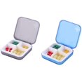 thumbnail image 4 of 2Pcs Boîte de Rangement de Médicament Portable pour Voyager, Réutilisable, Mini Boîte de Rangement Multifonction, Adapté à la Médecine, Câble d'Écouteur, Bijoux, etc., 4 of 8
