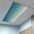 thumbnail image 2 of 3 Pack Teal Blue Ombre Fluorescent Light Covers for Ceiling Lights Contemporary Gradient Abstract Magnetic Ceiling Light Covers Overhead Light Filters for Office Classroom Home, 2 of 9