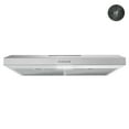 thumbnail image 1 of Streamline 30 in. Raffaele Convertible Undermount Range Hood in Brushed Stainless Steel with Mesh Filters, Push Button Control, LED Light, 1 of 9