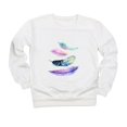 thumbnail image 4 of Sweatshirts Hoodies for Women Long Sleeve Crew Neck Winter Fall Feather Print Fashion Top Casual Tops, 4 of 4