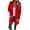 Red XXXL, variant on Women Jacket Windbreaker Style Hooded Drawstring Waist Zippered Pockets Solid Color Zip-up Thermal Long-Sleeved Biking Hiking Workout Spring Fall Winter Coat