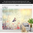 thumbnail image 3 of Botanical Wallpaper Wall Mural - Bird in Field, 3 of 5