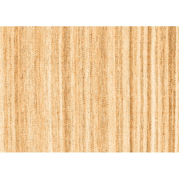 Ahgly Company Indoor Rectangle Solid Orange Modern Area Rugs, 4' x 6'