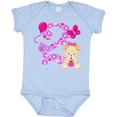 thumbnail image 3 of Inktastic Second Birthday with Cute Puppy and Butterflies Boys or Girls Baby Bodysuit, 3 of 5