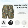 thumbnail image 3 of Daiia Halloween Mummy Gnome Mens Swim Trunks Swim Shorts Quick Dry Swim Shorts with Mesh Lining Pockets-Small, 3 of 9
