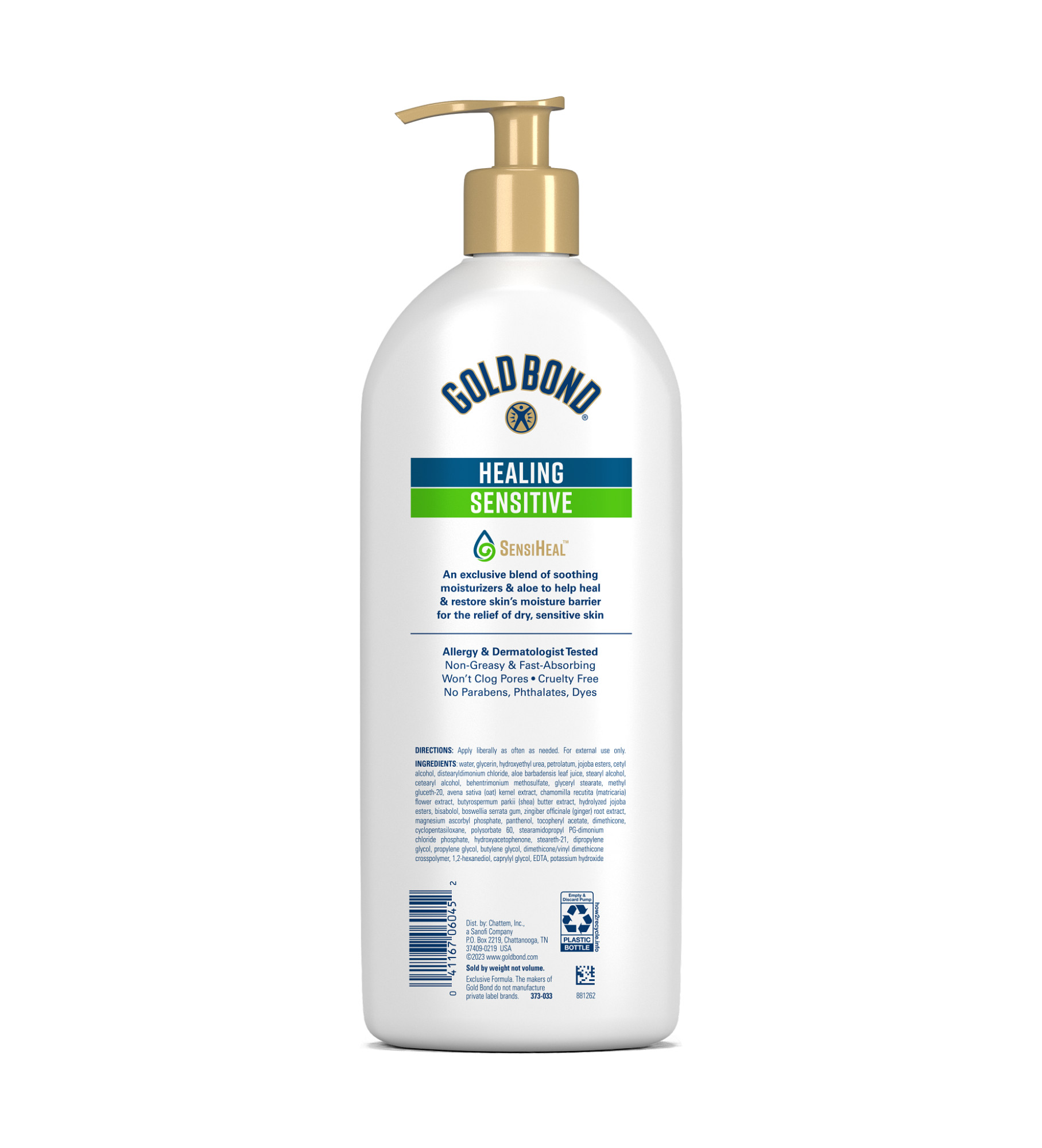 Gold Bond Healing Sensitive Daily Body And Face Lotion, 21 oz photo 2