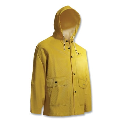 Webtex Rain Jacket, Attached Hood, 0.65 