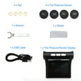 thumbnail image 6 of Unique Bargains Tire Pressure Monitoring System Kit Solar Wireless TPMS Sensor Kit 1 Set 433MHz, 6 of 7