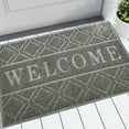 thumbnail image 7 of Taotanxi Welcome Mat Outdoor Indoor, All-Season Waterproof Front Door Mat Outside Entrance, All-Weather Heavy Duty Non-Slip Doormat, Low Profile Porch Patio Entrance Mats, 23x15, Gray, 7 of 7