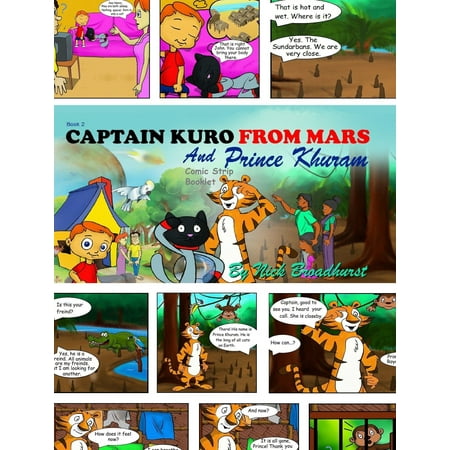 Captain Kuro From Mars And Prince Khuram Comic Strip Booklet -